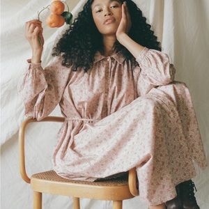 Rumi Dress in Mauve Cosmos